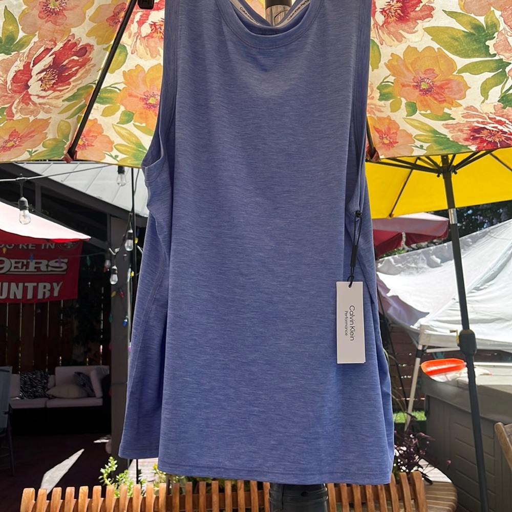 Ladies Calvin Klein Performance muscle tank top